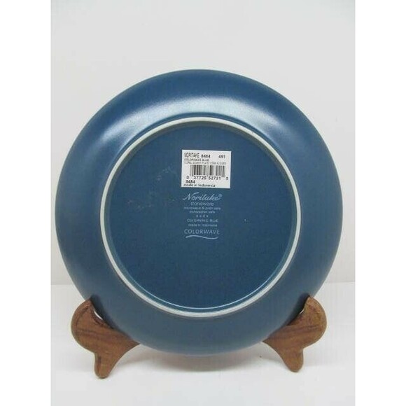 Noritake Colorwave Blue Cornflower 8 3/8" Accent Salad Plate Condition New - Picture 6 of 10